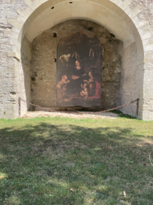 La virgen en las rocas, pintura de Leonardo da Vinci