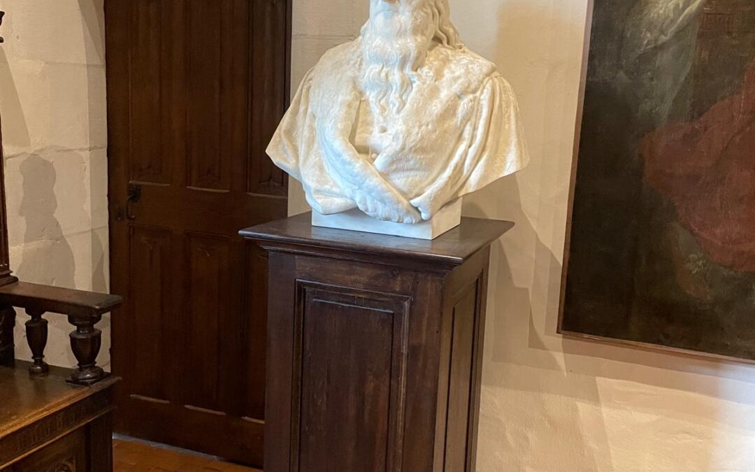 Escultura de Leonardo da Vinci