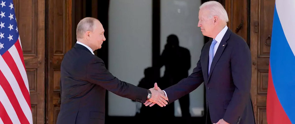 Encuentro Biden-Putin. Foto: AP – Patrick Semansky.