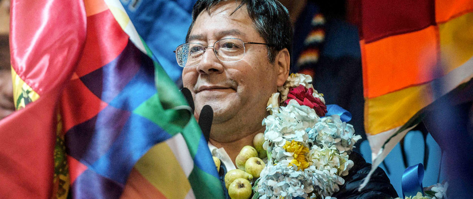 Luis Arce, presidente de Bolivia. Foto: elintransigente.com